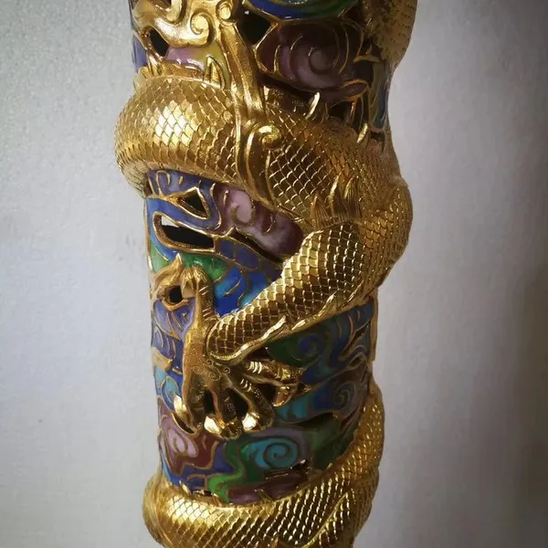 Cloisonn Factory Cloisonn Manufacturer Cloisonn Processing Cloisonn Crafts Cloisonn Manufacturer Wholesale Custom Cloisonn Copper Body Cloisonn Enamel Crafts Incense Burner, Elephant Spot photo-2
