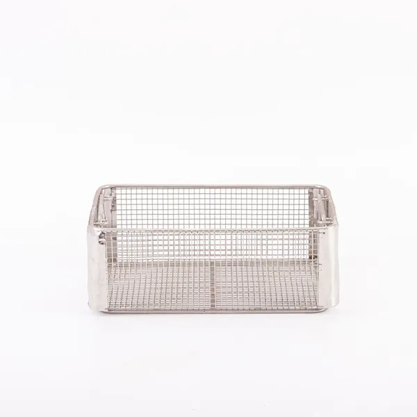 High Performance 304 Stainless Steel Woven Wire Mesh Storage Basket photo-3