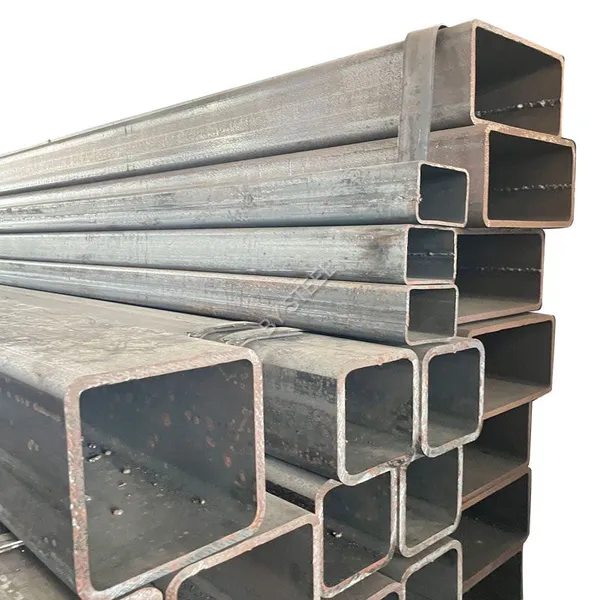 Building Material MS ERW Hollow Section Square Rectangle Pipe Hollow Iron Pipe Welded Black Steel Pipe Tube photo-5
