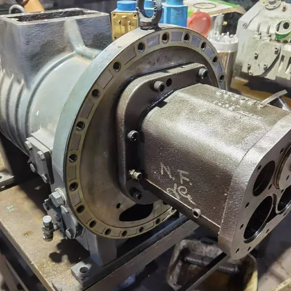 repair of bitzer refrigeration unit screw compressor, dunham-bush 1212 not loading, hanbell module