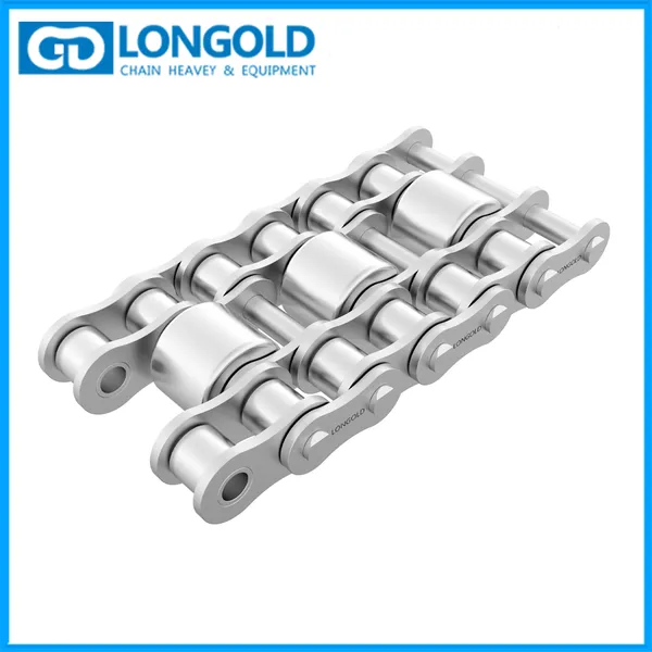 LONGOLD Stainless Steel Conveyor Chain With Center Rollers, Ultra-Stable Conveying, Made in China