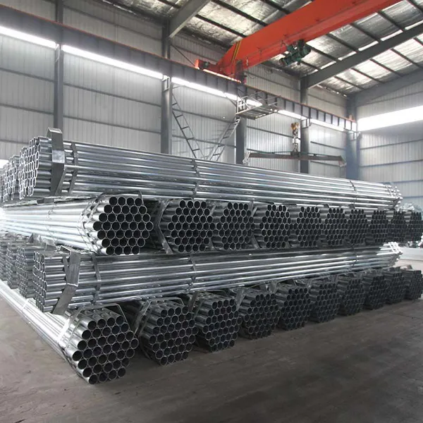Durable Round Steel Tubes Galvanized Welded, Pre-Galvanized, Schedule 40 for Industrial Construction Use photo-3