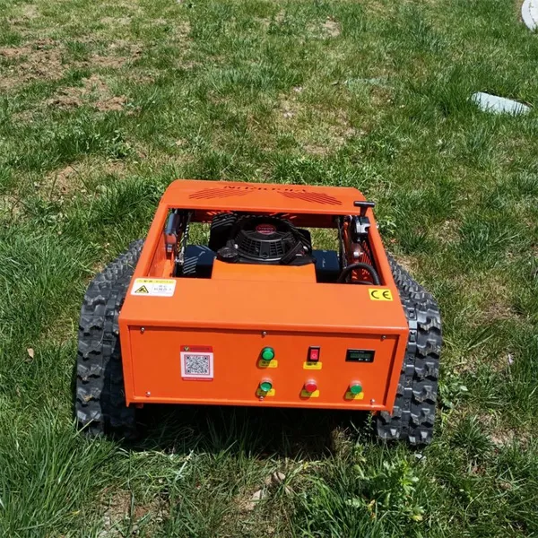 Yamaha Engine Commercial Rubber Track Lawn Mower Fernsteuerung Fernbedienbarer Rasenmäher Der beste Rasenmäher photo-3