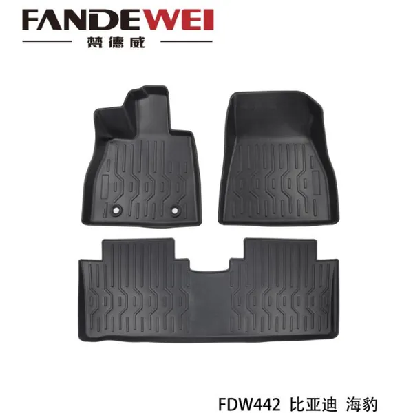 Используйте для BYD SEAL Dolphin Mini Surf  YUAN Sealion6 3D ковриков для автомобиля. Легко чистятся, антискользящие, могут быть изготовлены на заказ, подходят для любых погодных условий, без формальдегида, водонепроницаемые