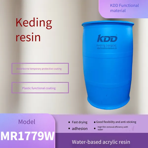 Kdd Resin 1779w Water-based Acrylic Resin for Temporary Protection in Plastic Paint and Toy Paint