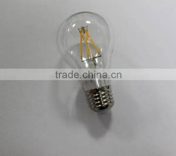 TUV CE High Quality Epistar 6w E27 B22 A60 Led Filament Bulb photo-2