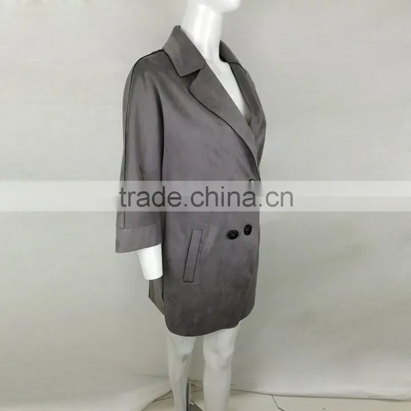 2015 New Fashion Spring Women Slim Blazer Coat Casual Jackets Long Sleeve Suit Outerwear photo-2