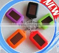 2015 Cheap Plastic Led Solar Power Keychain photo-4