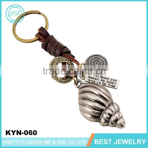 Vintage Bulk Knife Shape Key Chain Lanyard Leather Wholesale Key Ring photo-6