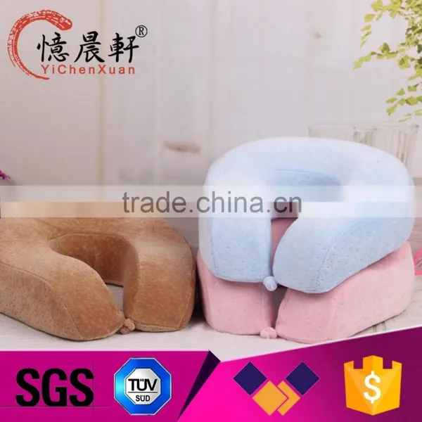 Cheap Cute u Shape Cherry Stone Pillow Folding Soft U Shaped Travel Pillow For Outdoor