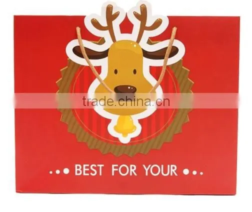 Fancy Elk Paper Shopping/Gift Bag With Handle For Christmas photo-2