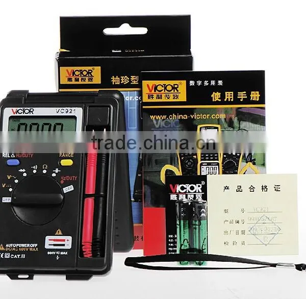 New Mini VICTOR VC921 Digital Multimeter With Frequency photo-3