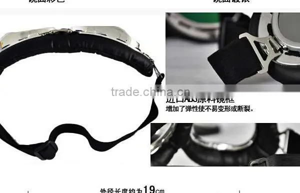 Motorcycle Helmet Glasses Goggles Windproof Glasses Black Helmet Glasses Multicolor photo-3