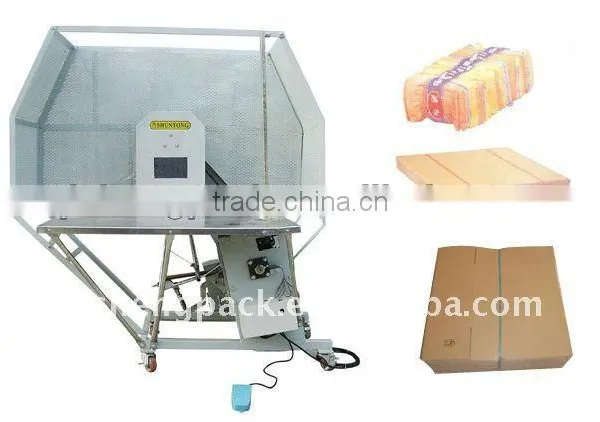 PE Automatic corrugated paperboard carton box shrink wrapping machine