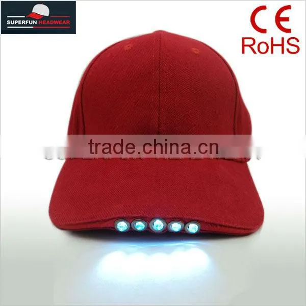 Hot Sale Bronze Rings Around the Bulb LED Baseball Caps photo-5