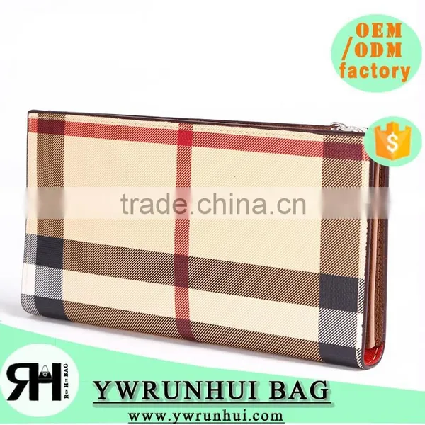Fashion Wholesale Factory Cheap Pu Leather Zipper Long Wallet For Men photo-4