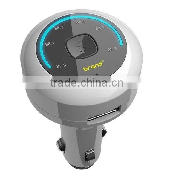 Bluetooth Car Kit With Handfree Bluetooth and USB Charger for Smartphone