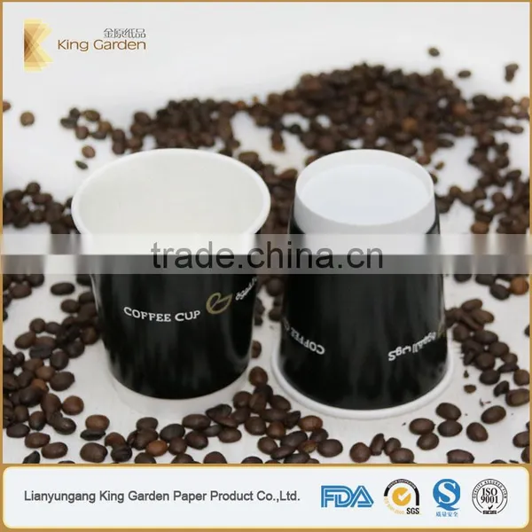 Disposable Black Hot Drink Paper Cups photo-4