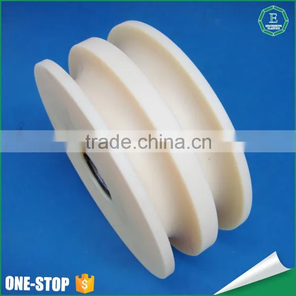 Guangzhou Custom Size Material Cnc Machined Nylon Plastics Pulley Manufacturer Quality Choice photo-2