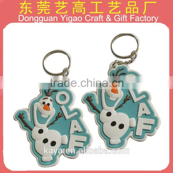 Factory Wholesale Soft Pvc 3d & 2d Plush Keychain photo-3