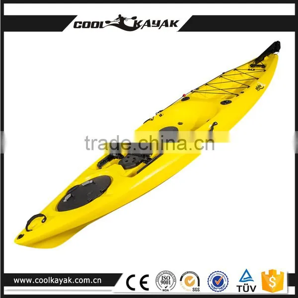 Hot Sale Ocean Fishing Kayak no Inflatable Plastic Rowing Boat photo-5