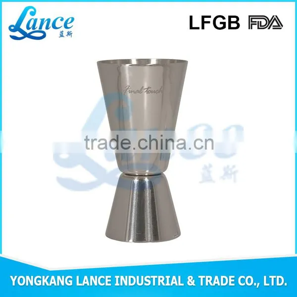 Factory Sale di Protein Shaker Bottles Stainless Steel Measuring Jiggers 1/2cl photo-3