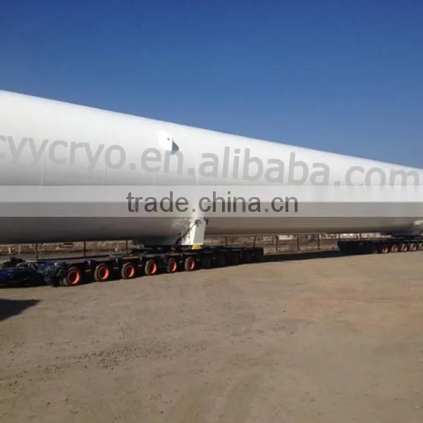 40m3 Liquid Gases Horizontal Cryogenic Storage Tank With ASME/ISO/GB photo-2