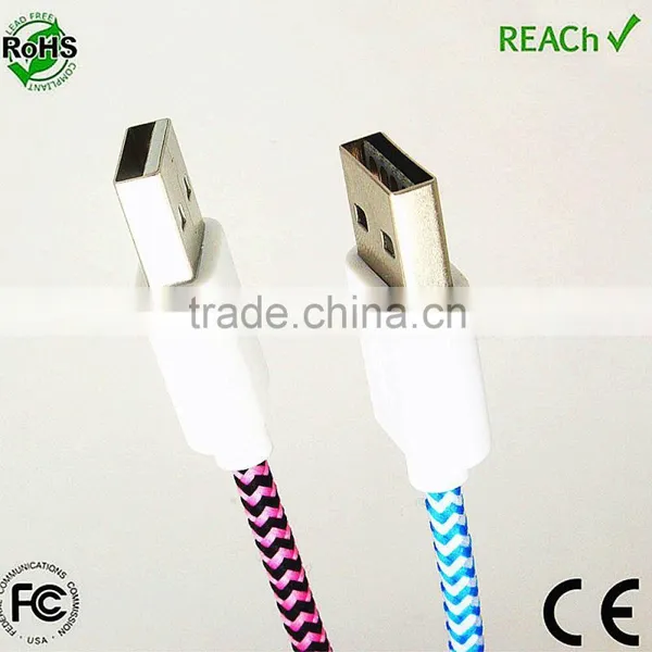 Braided Sync Data Micro Usb Cable 20awg Bulk photo-3