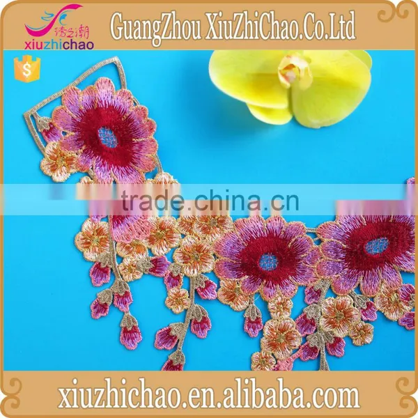 HG0323 Factory Supply Water Soluble Collar Lace Clothing Accessories Neckline photo-2