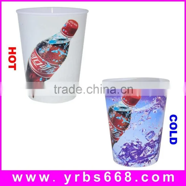 Plastic Cold Color Changing Beer Cup for Promotion photo-6