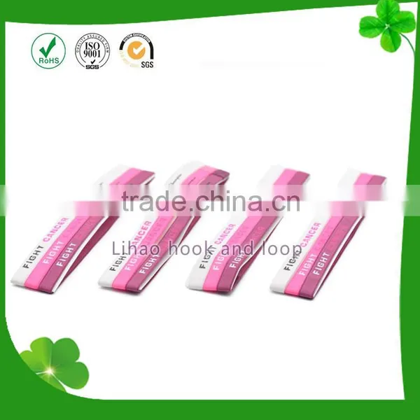 Pink Elastic Armband With Customized Logo
