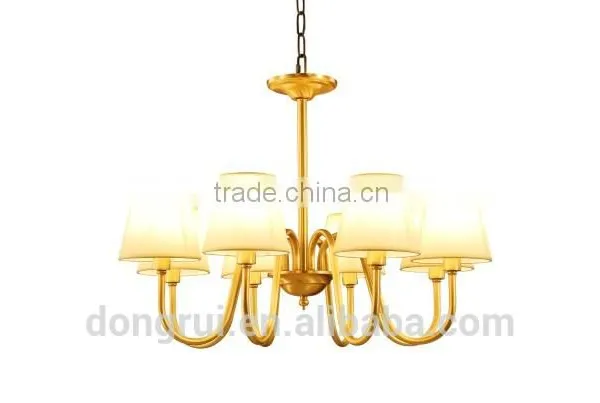 American Morden Style Classical Full Copper Lighting Chandelier For High Ceiling 3 Heads 291-5H photo-4