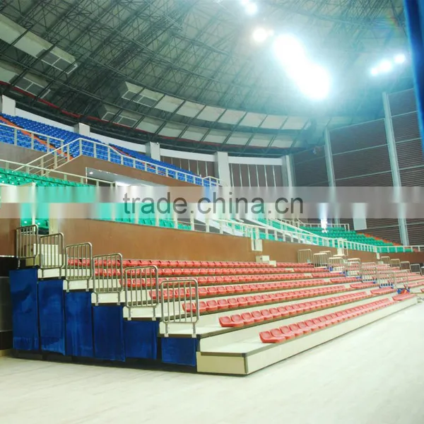 University Sport Game Gym Movable Retractable Seating Bleachers photo-2