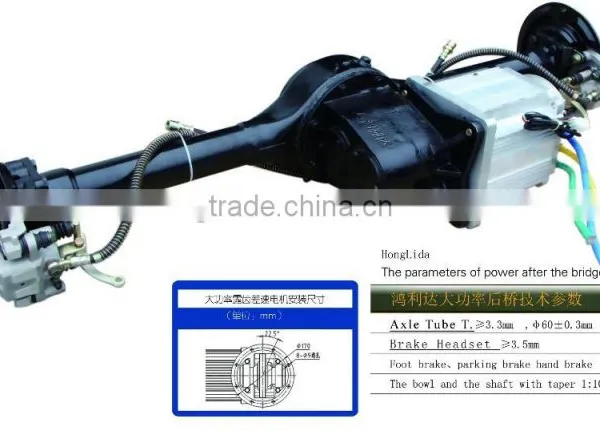 48v 850w Bldc Motor for Rickshaw photo-6