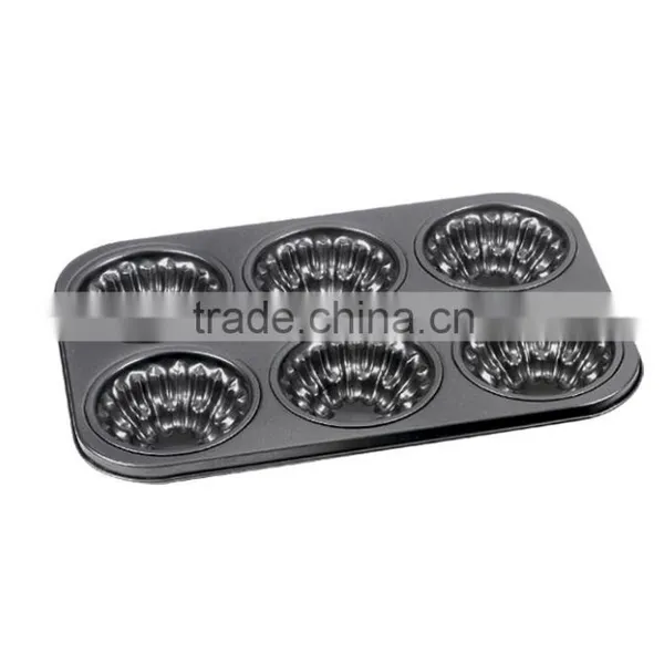 Bakeware Carbon Steel Cake Pans of Muffin Pan With 6 Cups photo-4