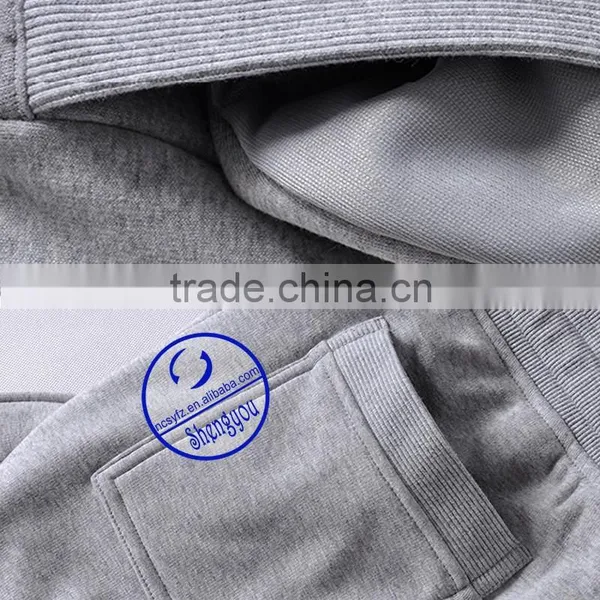 Custom Blank Grey Jogger Pants for Men photo-5