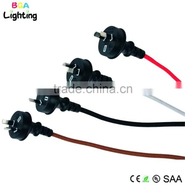 SAA 3 Pin AC Plug and Cord for Droplight photo-3