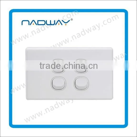 household wall swtch 16A 250V 4gang wall switch wall switch button