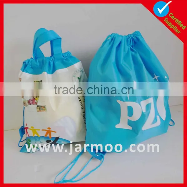 Promotional Fabric Custom Drawstring Backpack photo-2