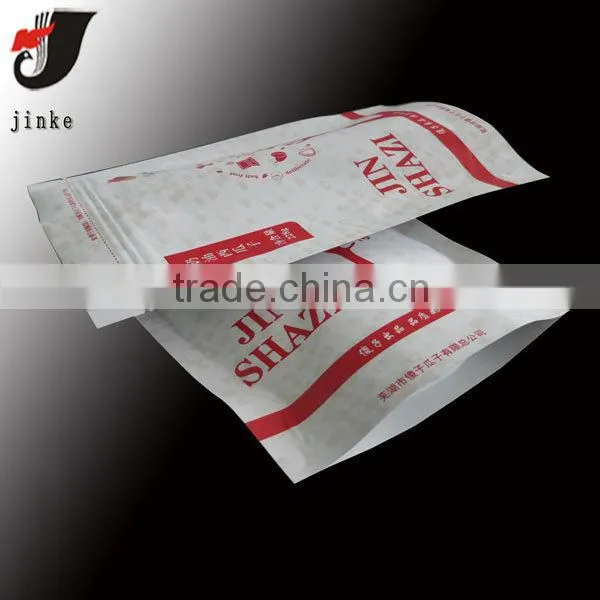 Stand up Zip Pouch/Green Tea Plastic Package photo-3