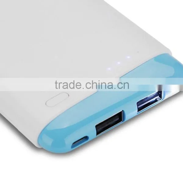 Super Thin Li-polymer Battery Power Bank 6000mAh Power Bank Manufacture VT-840