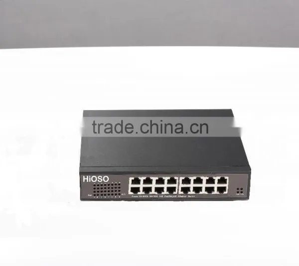 HiOSO FOWAY2318PFS 18 Ports 100M/1000M PoE Ethernet Switch PoE