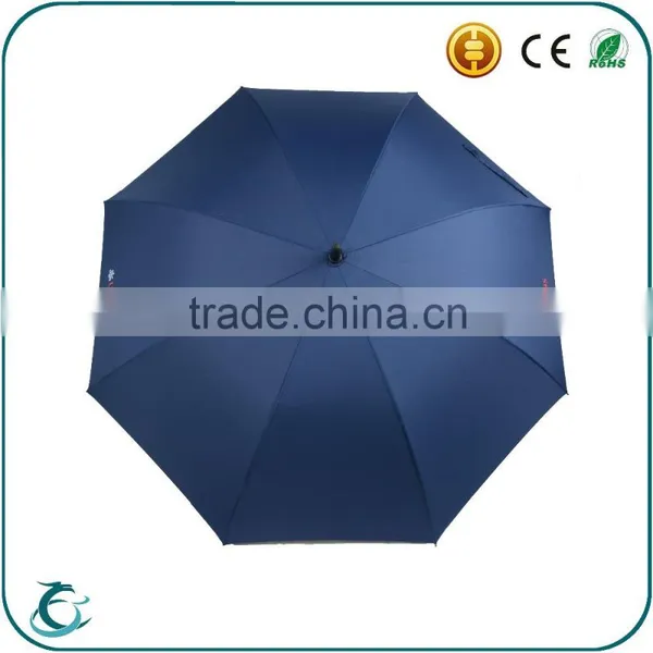 Top Quality Automatic Open Fiberglass Frame Windproof Straight Umbrellas photo-3