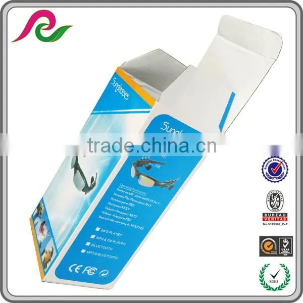 Custom Folding Corrugated Box Packaging for Bluetooth Sunglasses Packing photo-2