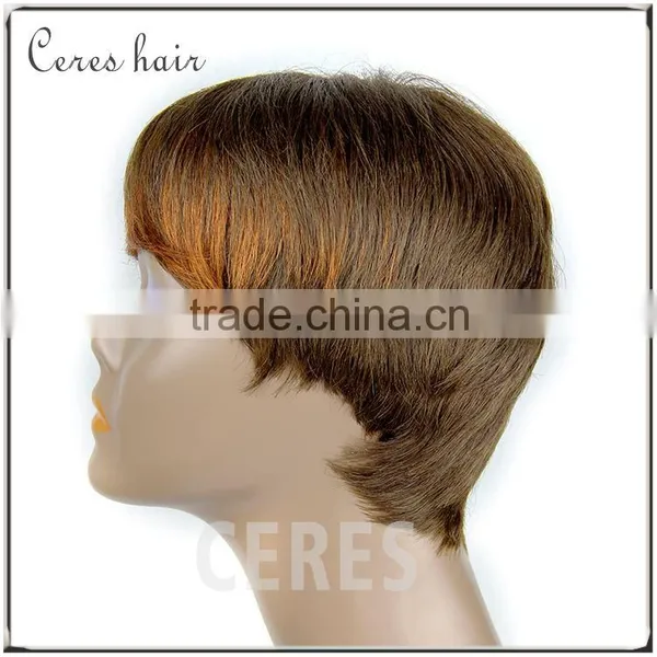 Premium High Grade Curly Brazilian Hair Lace Front Wig, Human Hairl Lace Front Wig in Stock photo-4