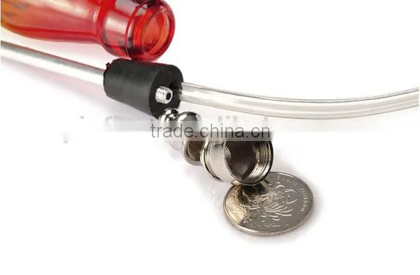 Modern Design Colorful Glass Metal Water Smoking Pipe photo-5