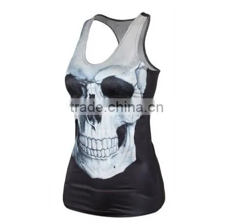 New Womens Tiger Covered Vibrant Native Tribal 3D Print Basketball Vest photo-2