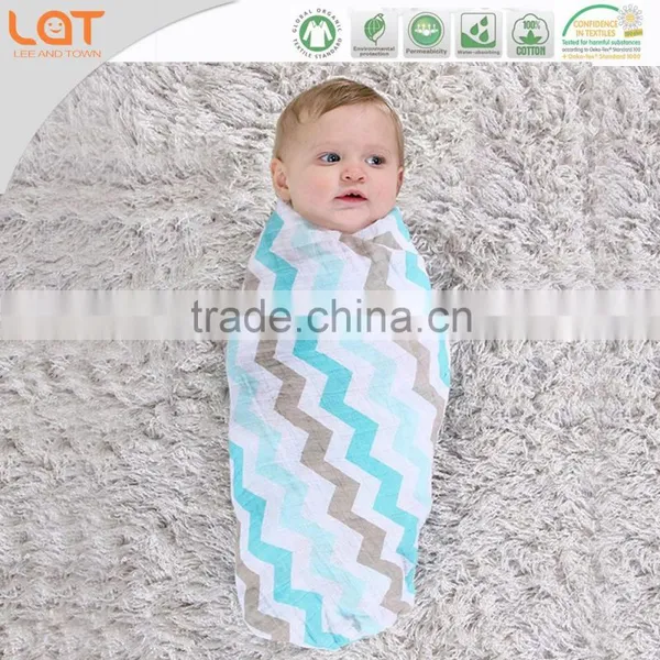 LAT Muslin Swaddle Blanket Fabric Organic Swaddle Muslin Swaddle Blanket