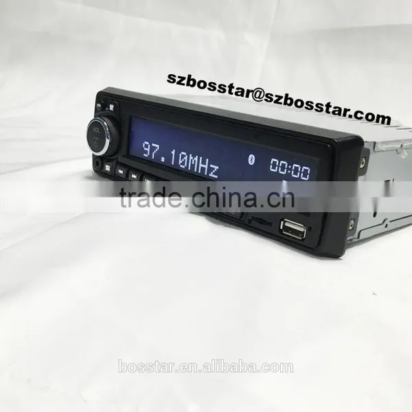 12v 24v Fixed Panel Car Mp3 Player With FM AM Radio USB Micro SD Aux-in , Full View Big Lattice LCD Displayer ,bluetooth photo-5