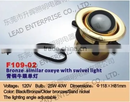 Fisheye Swivel Light With Rocker Switch/cabinet Light photo-2